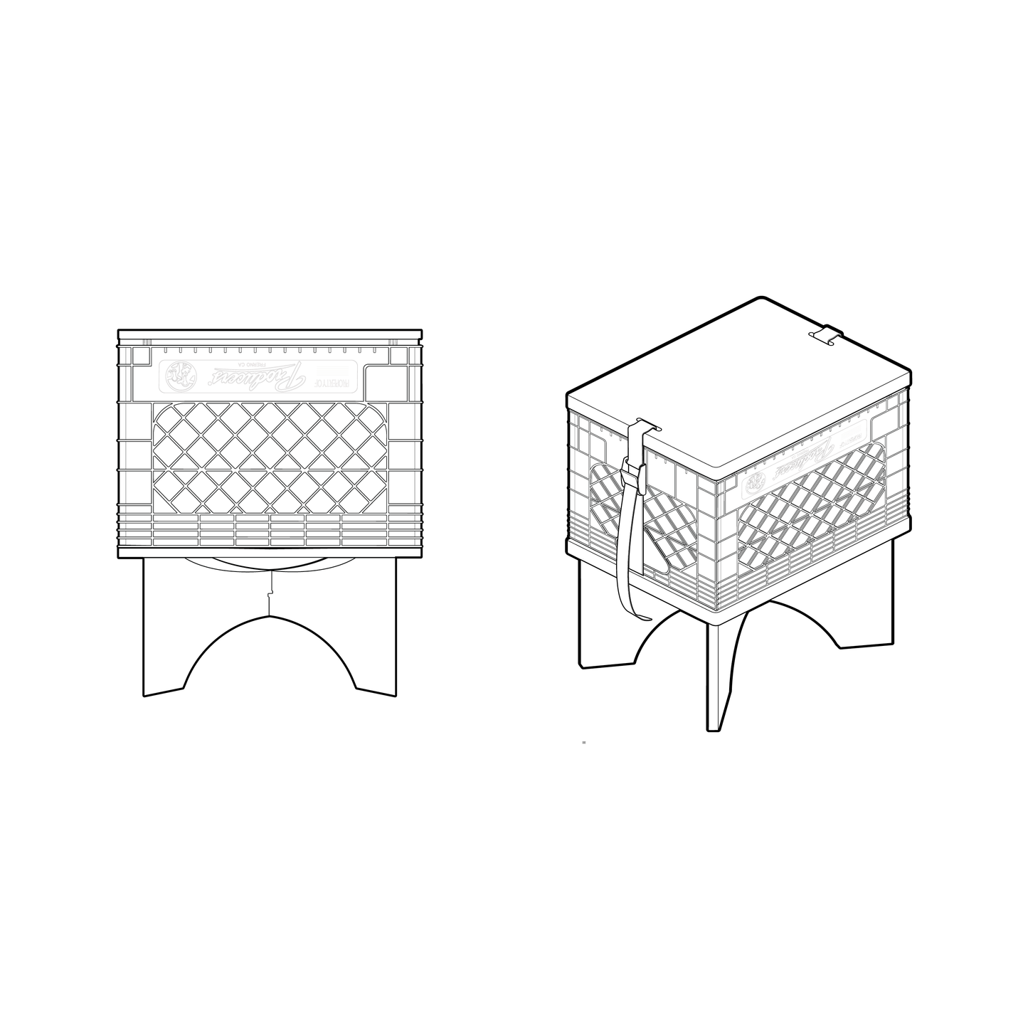 Milk Crate Chair 14